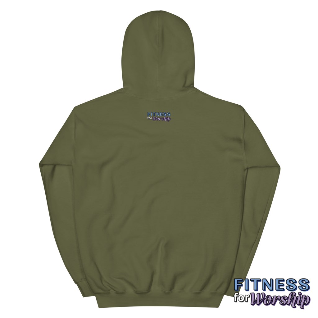 “He Shall Reign” Hoodie Sweatshirt by Fitness for Worship