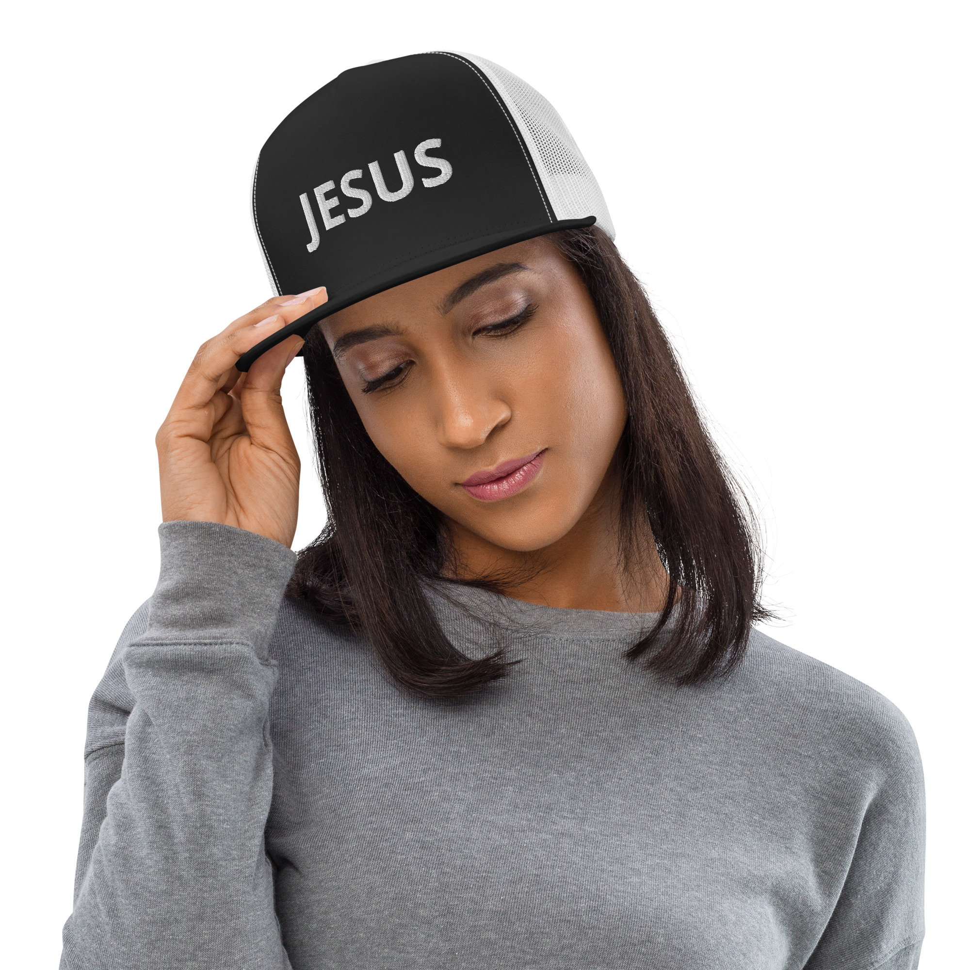 "Jesus" Two-Tone Trucker Cap