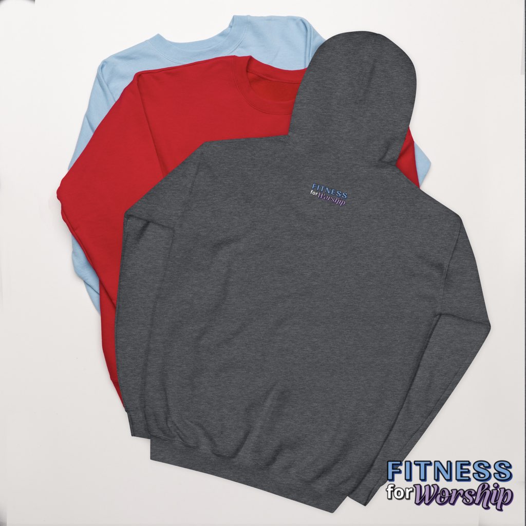 “He Shall Reign” Hoodie Sweatshirt by Fitness for Worship