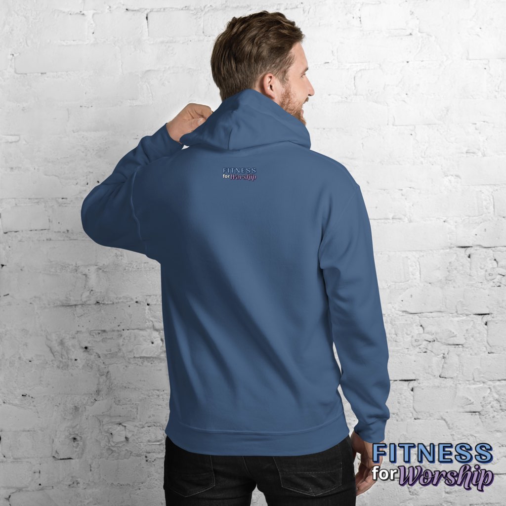 “He Shall Reign” Hoodie Sweatshirt by Fitness for Worship