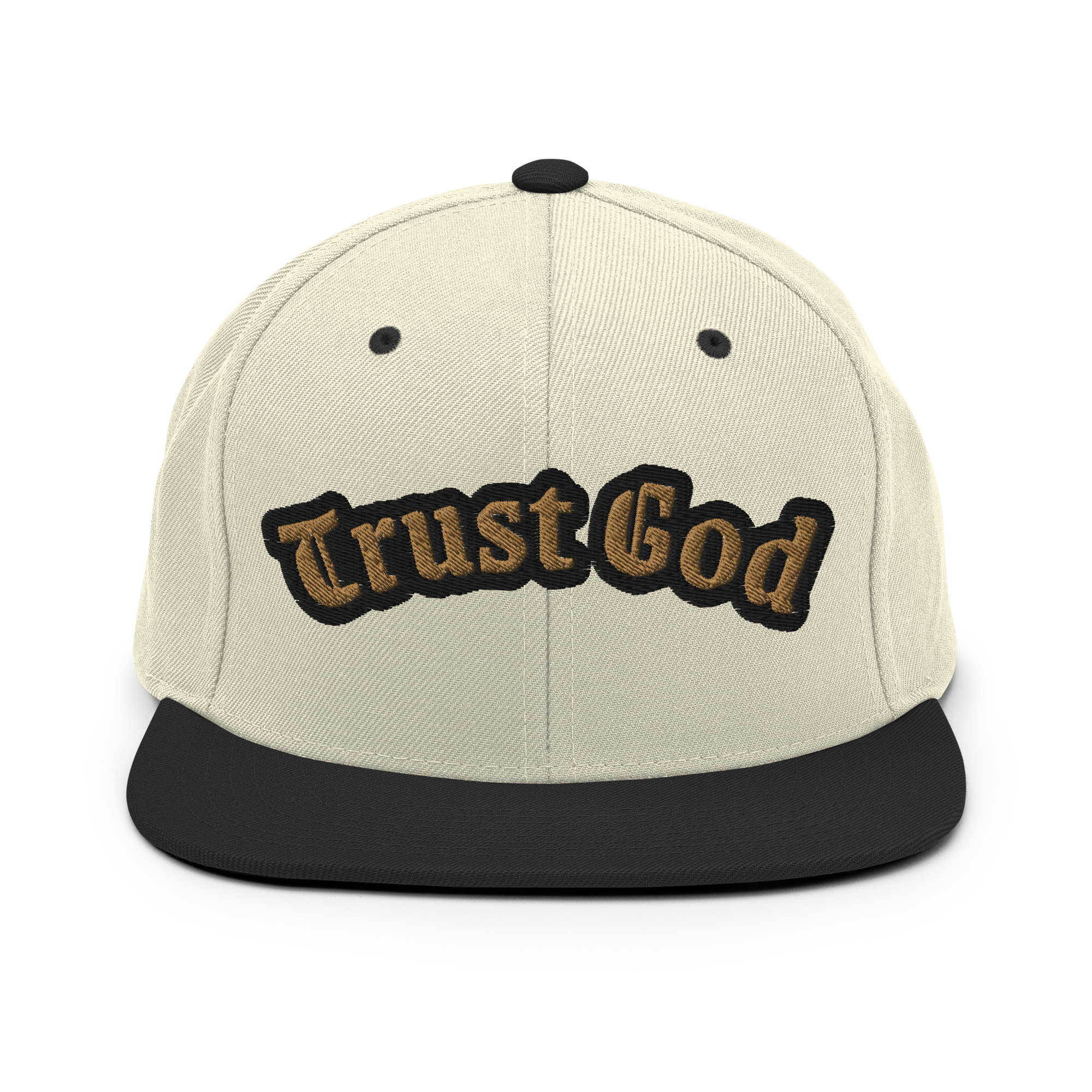 "Trust God" Snapback Hat by Fitness for Worship