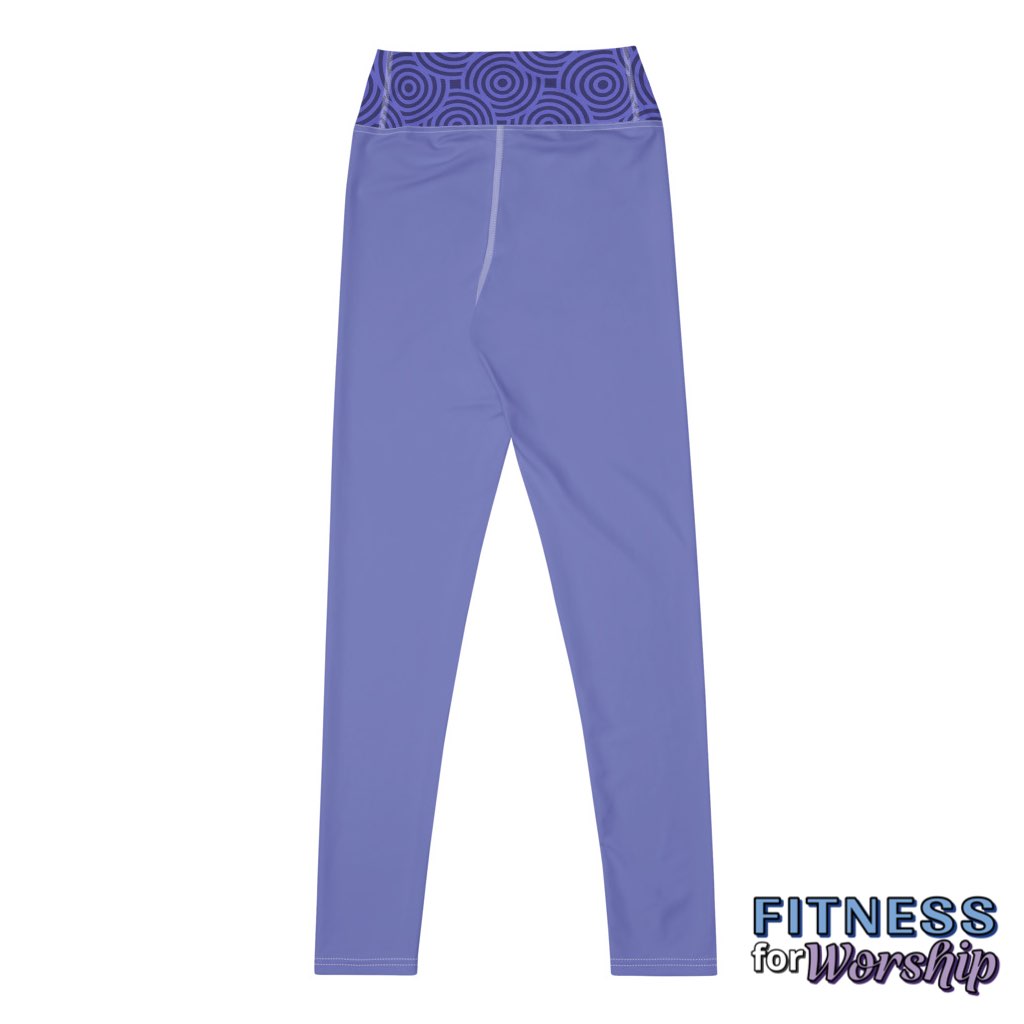 Slate Blue High Waist Leggings