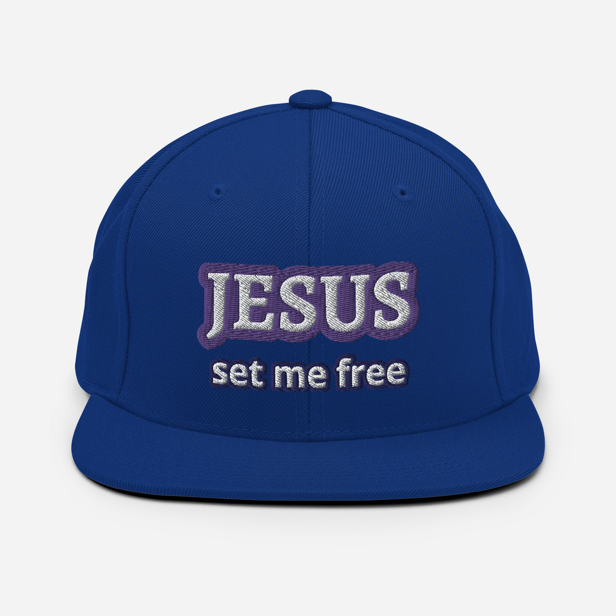 JESUS Set Me Free Snapback Hat by Fitness for Worship