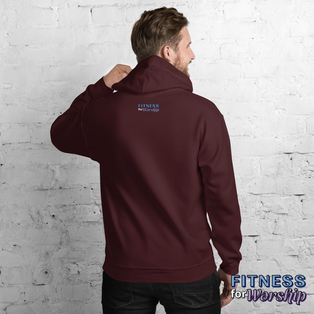 “He Shall Reign” Hoodie Sweatshirt by Fitness for Worship