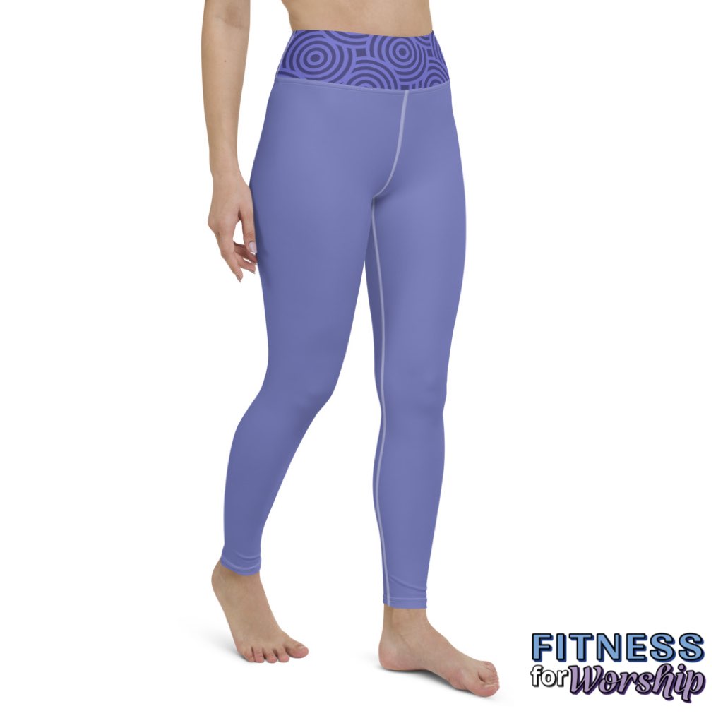 Slate Blue High Waist Leggings