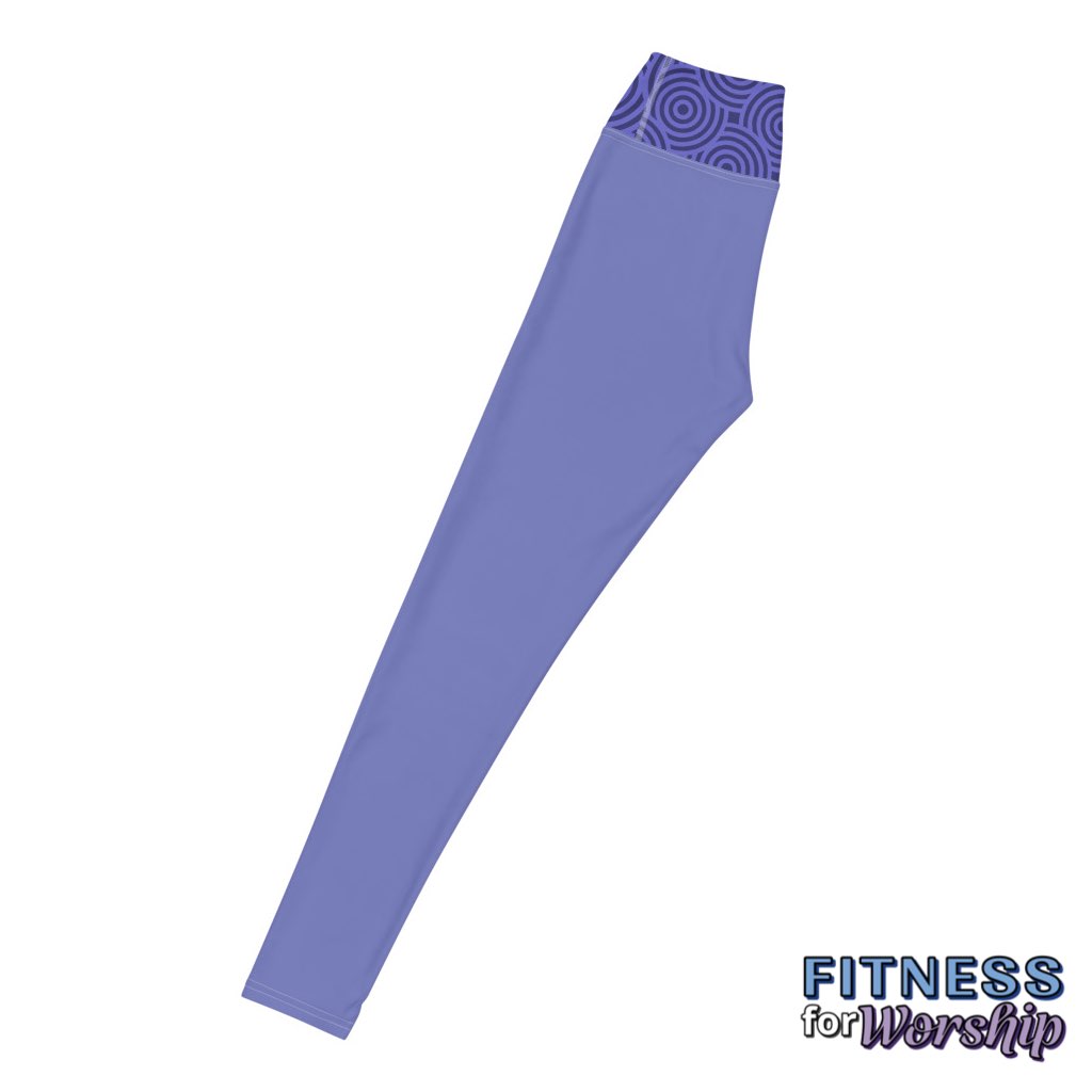 Slate Blue High Waist Leggings