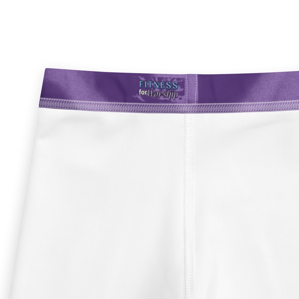 “Royalty” Purple Tie-Dye Leggings for Girls – Kids, Toddlers by Fitness for Worship