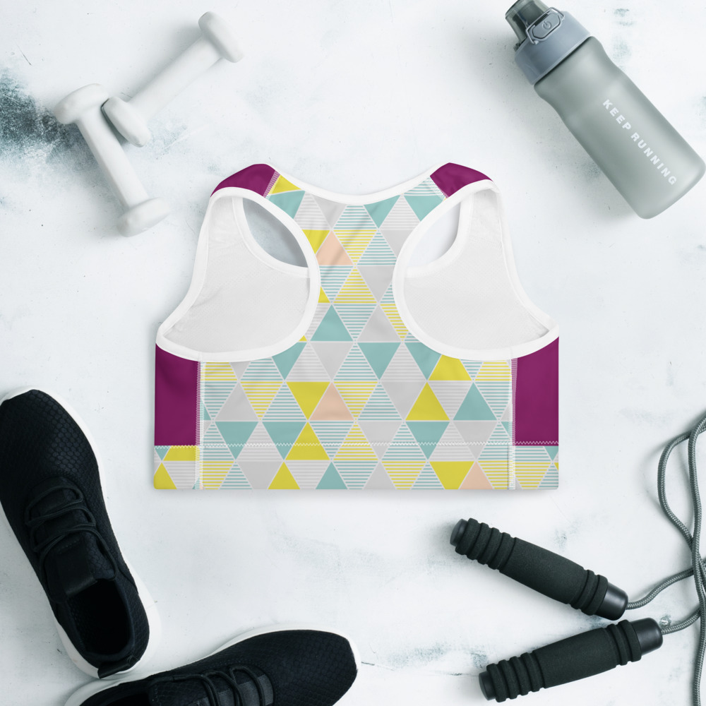 He is Risen! Padded Sports Bra by Fitness for Worship