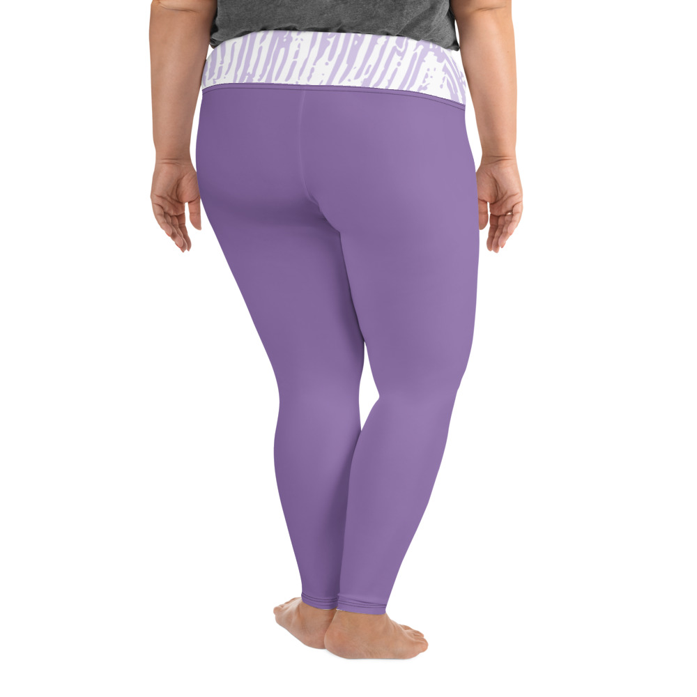 Purple Lilac High Waist Leggings for Women by Fitness for Worship