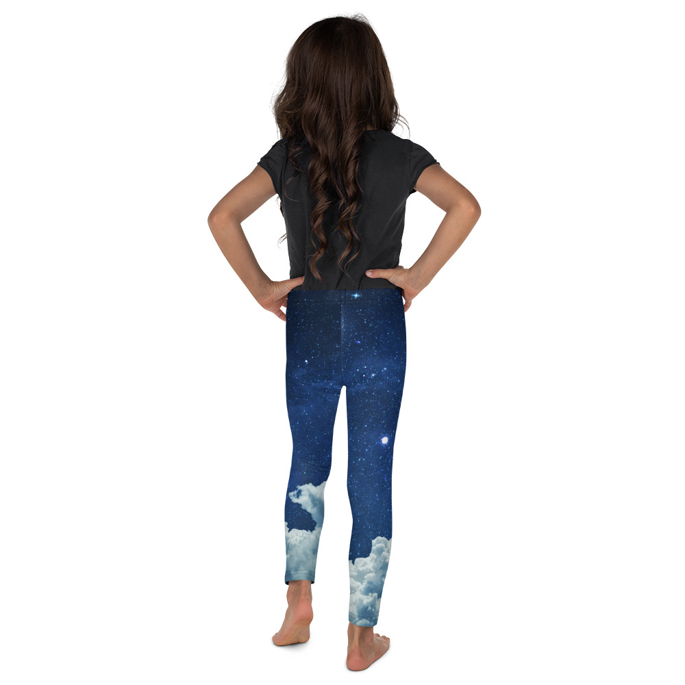Above the Clouds kids leggings back