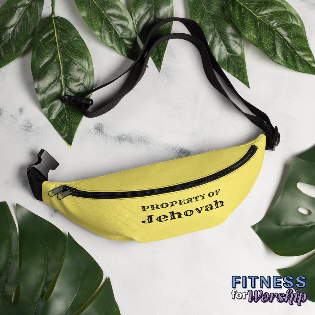 Property of Jehovah Fanny Pack by Fitness for Worship