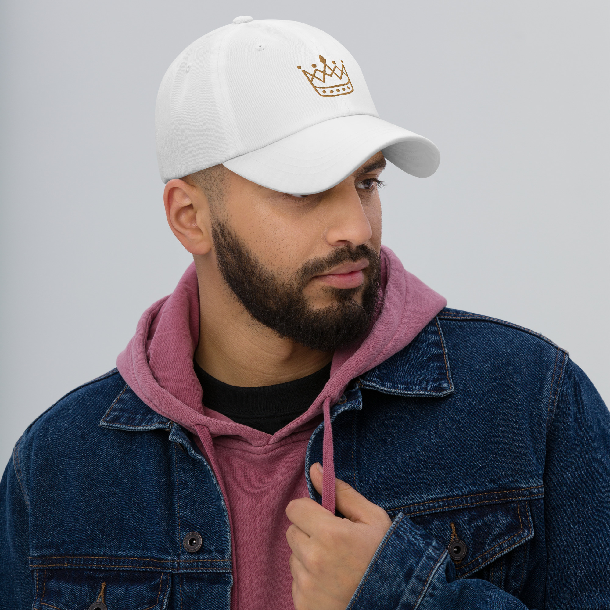 Gold Crown Dad Hat by Fitness for Worship