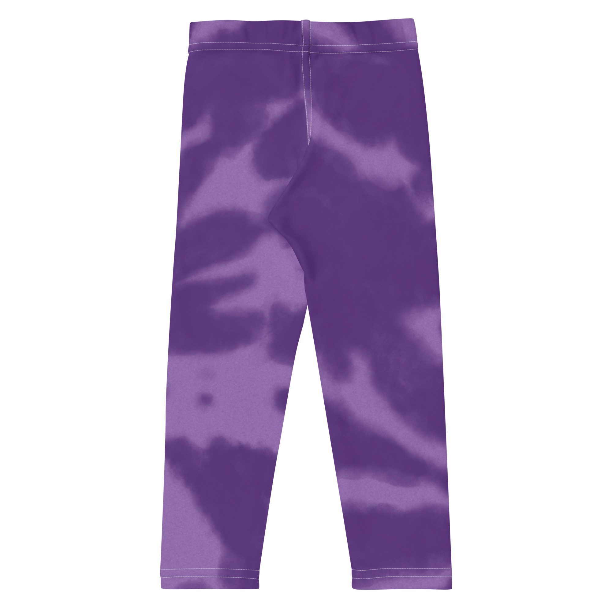 Royalty Purple Tie-Dye Leggings for Girls by Fitness for Worship