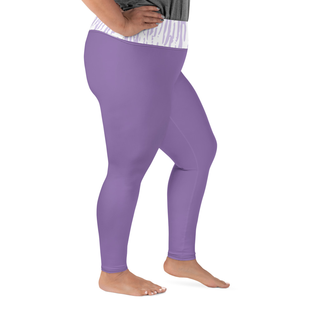 Purple Lilac High Waist Leggings for Women by Fitness for Worship