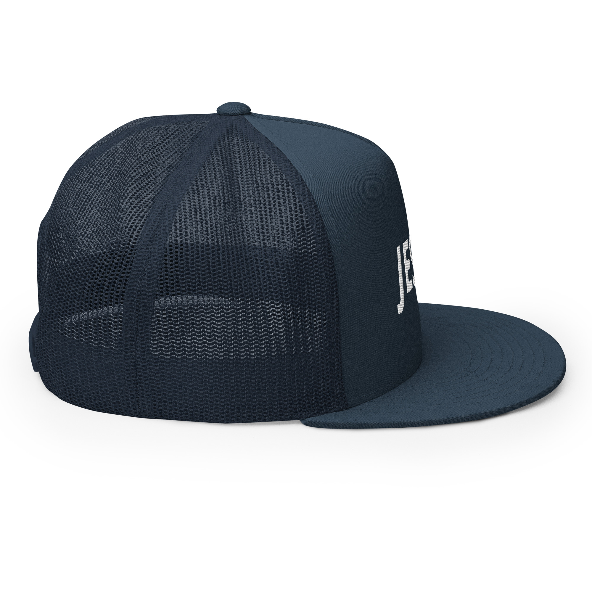 Jesus Solid Trucker Cap by Fitness for Worship