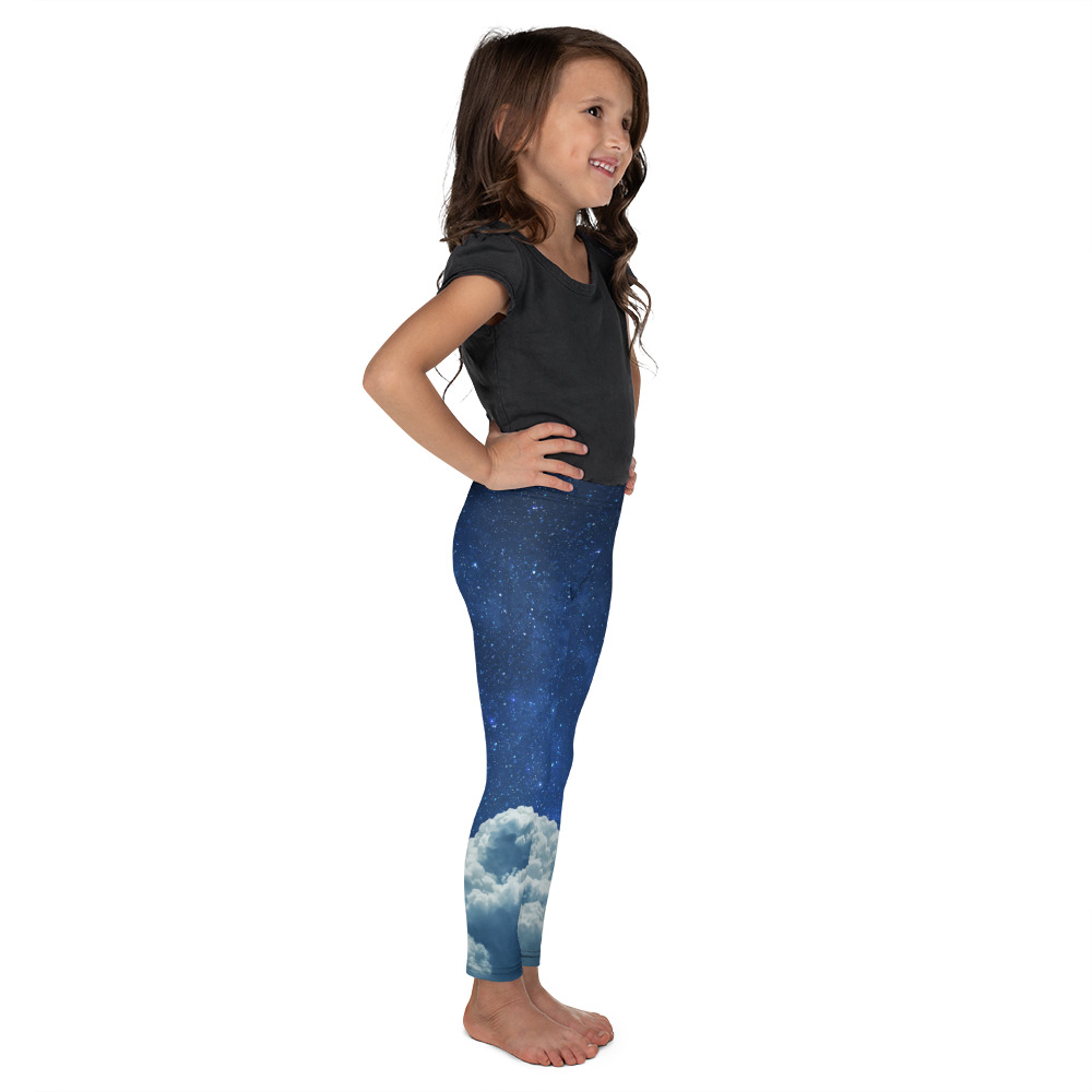 Above the Clouds kids leggings right