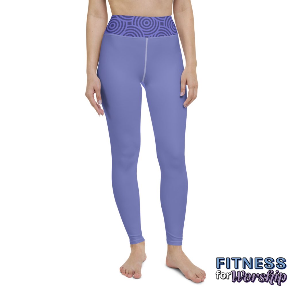 Slate Blue High Waist Leggings
