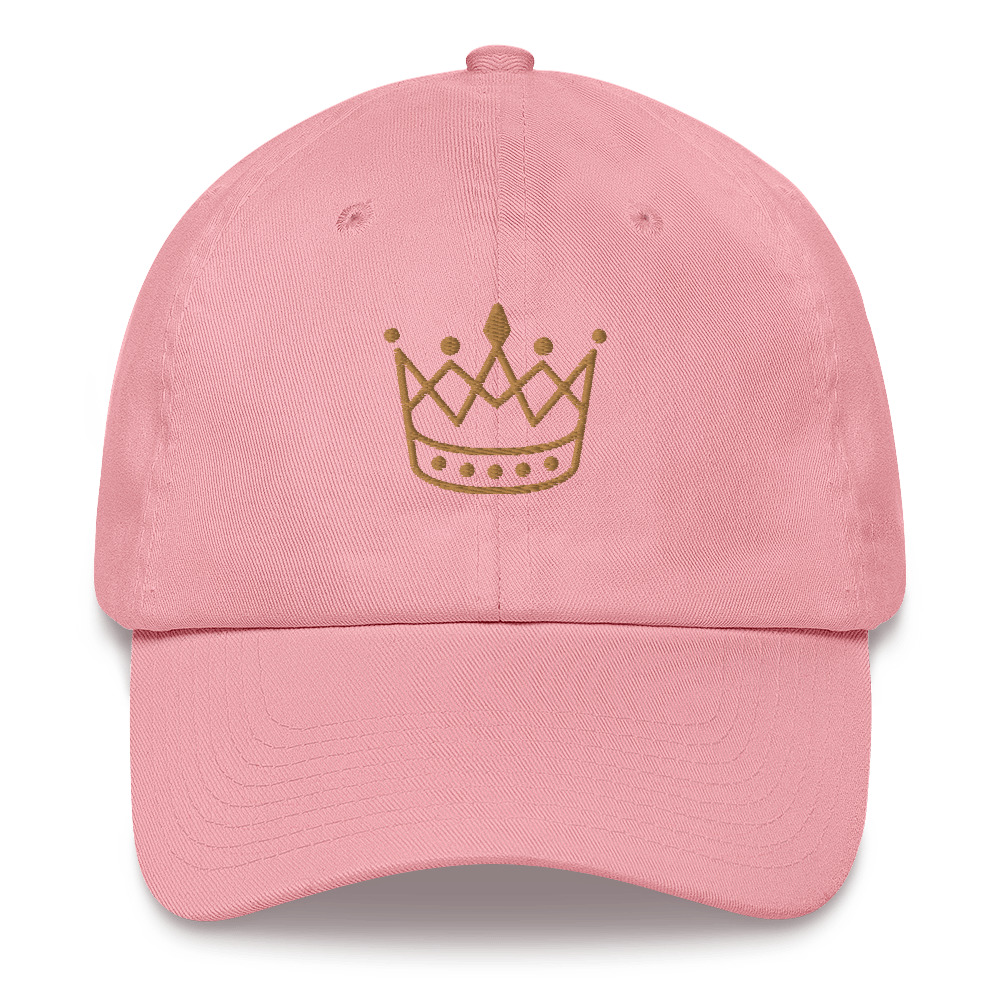 Gold Crown Dad Hat by Fitness for Worship
