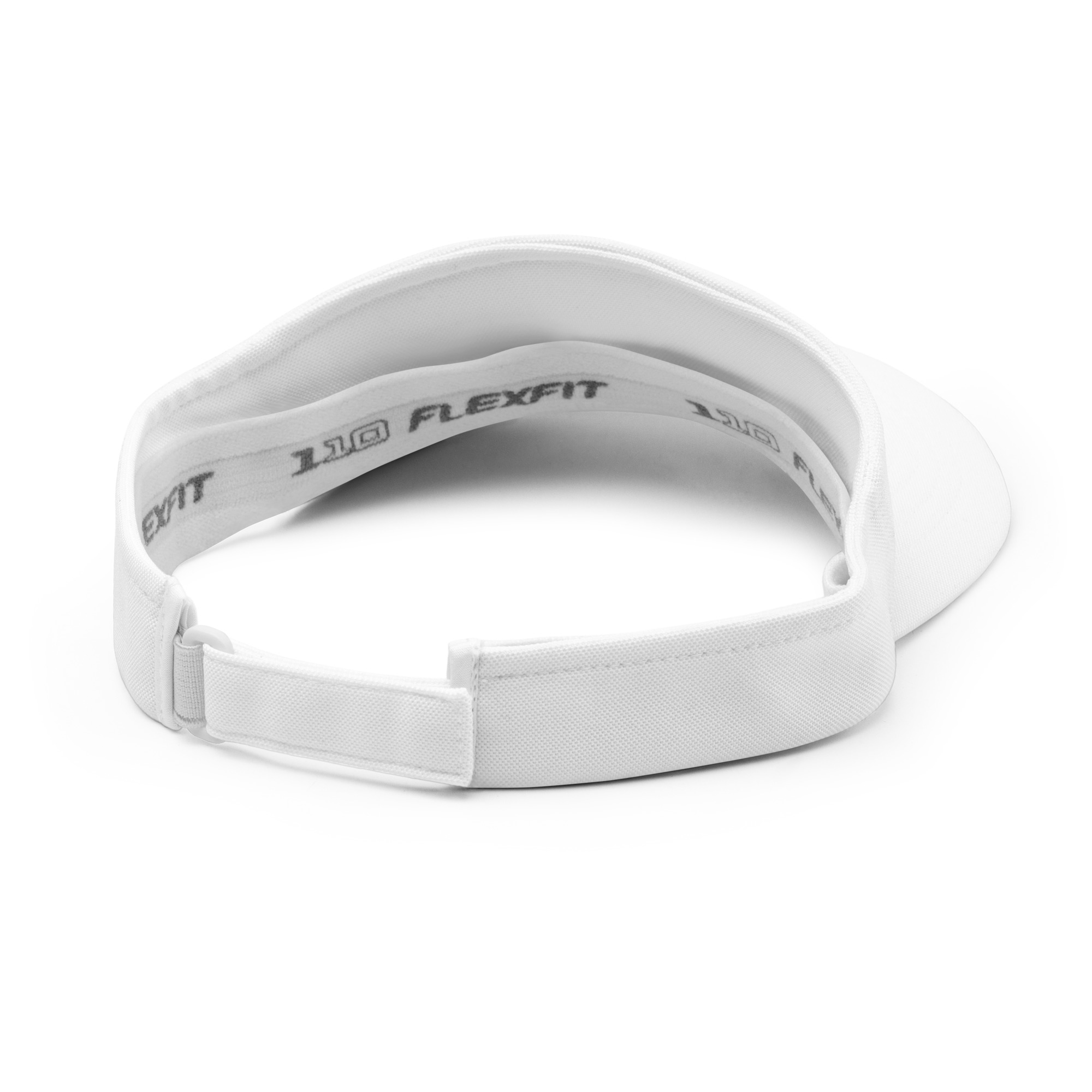 white Jesus is Lord Visor by Fitness for Worship