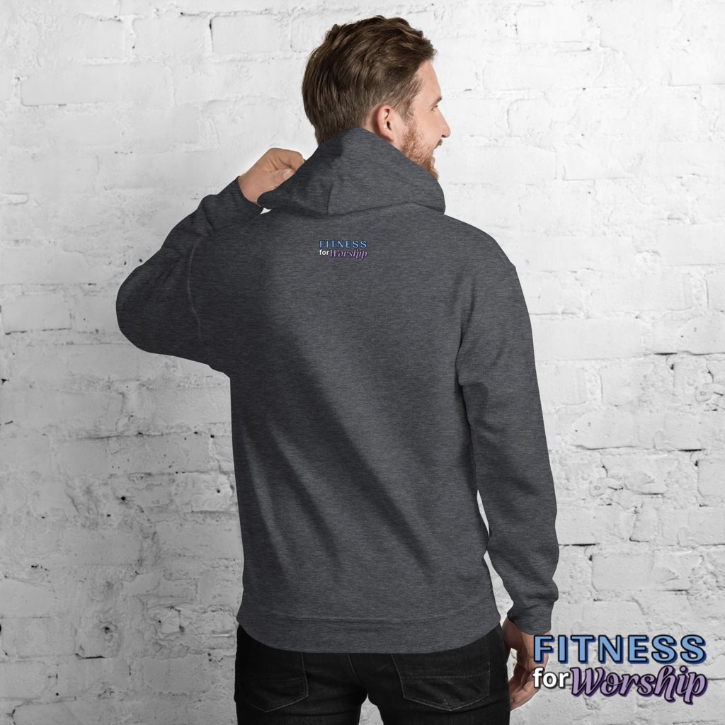 “He Shall Reign” Hoodie Sweatshirt by Fitness for Worship
