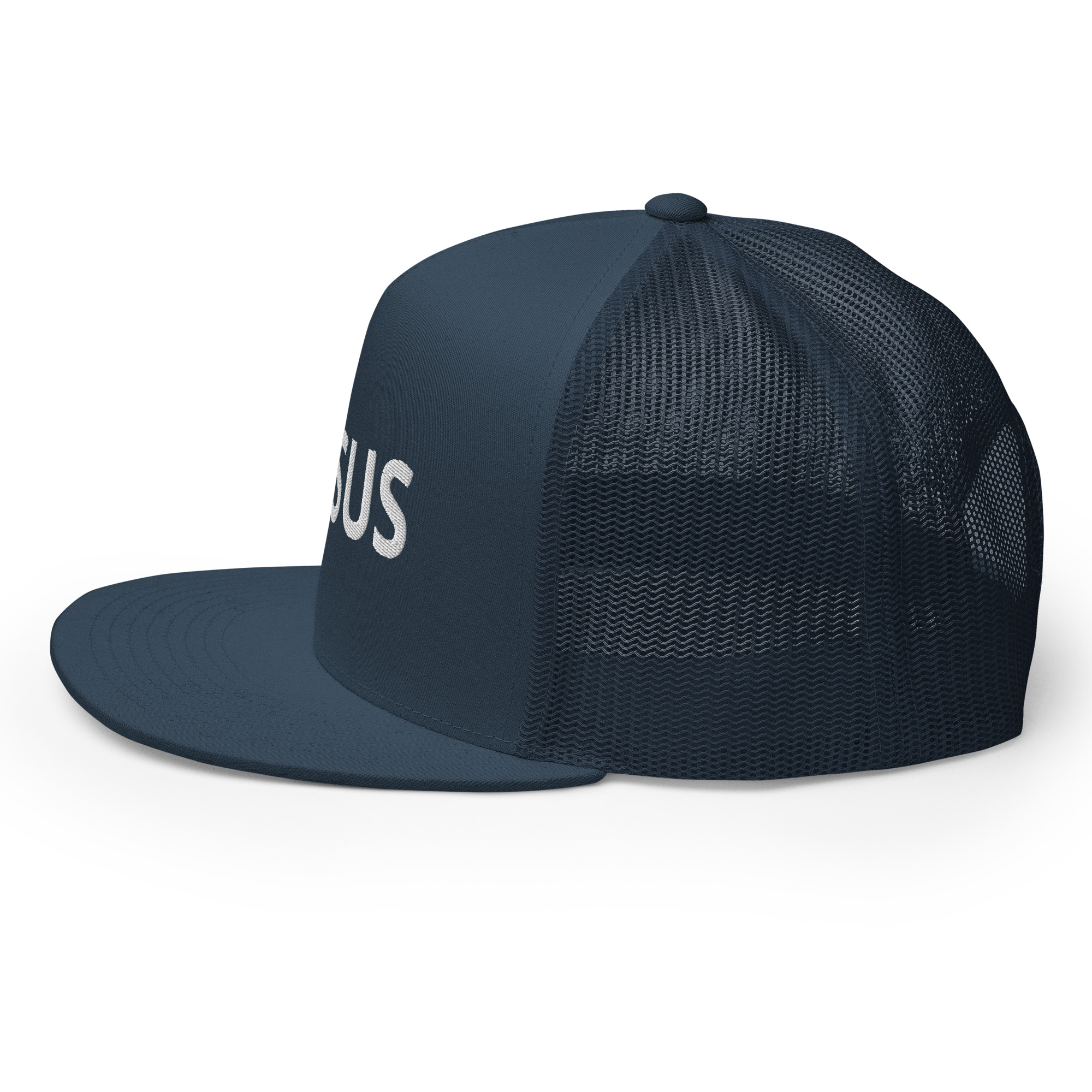 Jesus Solid Trucker Cap by Fitness for Worship