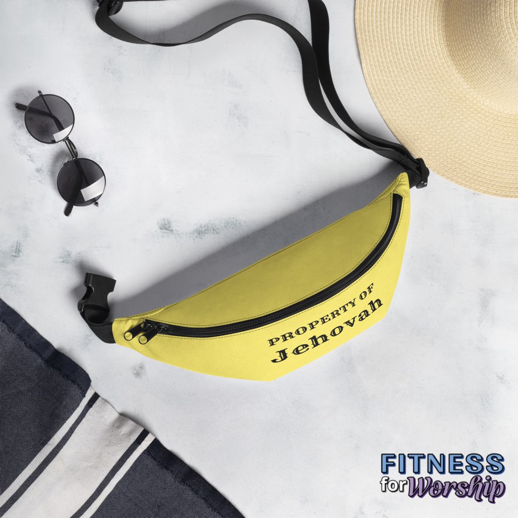 Property of Jehovah Fanny Pack by Fitness for Worship
