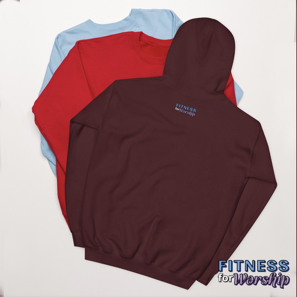 “He Shall Reign” Hoodie Sweatshirt by Fitness for Worship