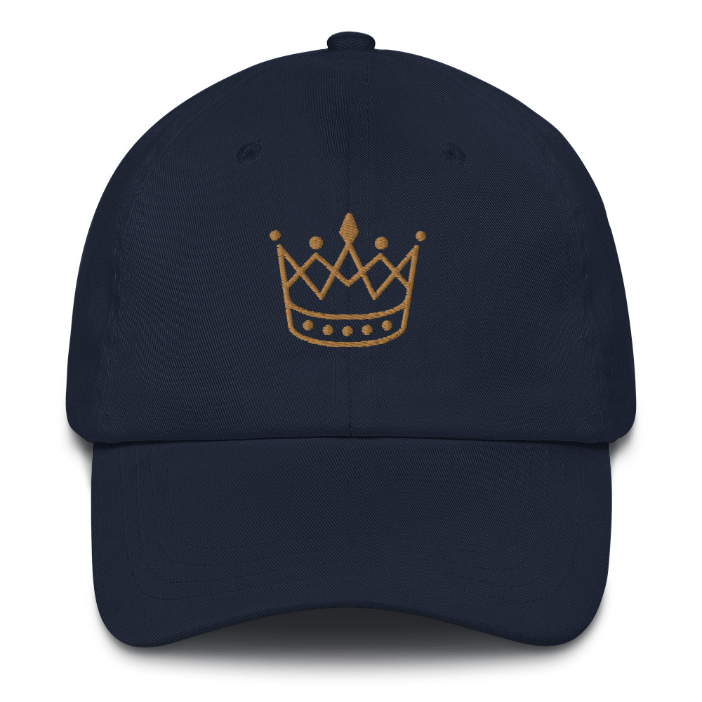 Gold Crown Dad Hat by Fitness for Worship