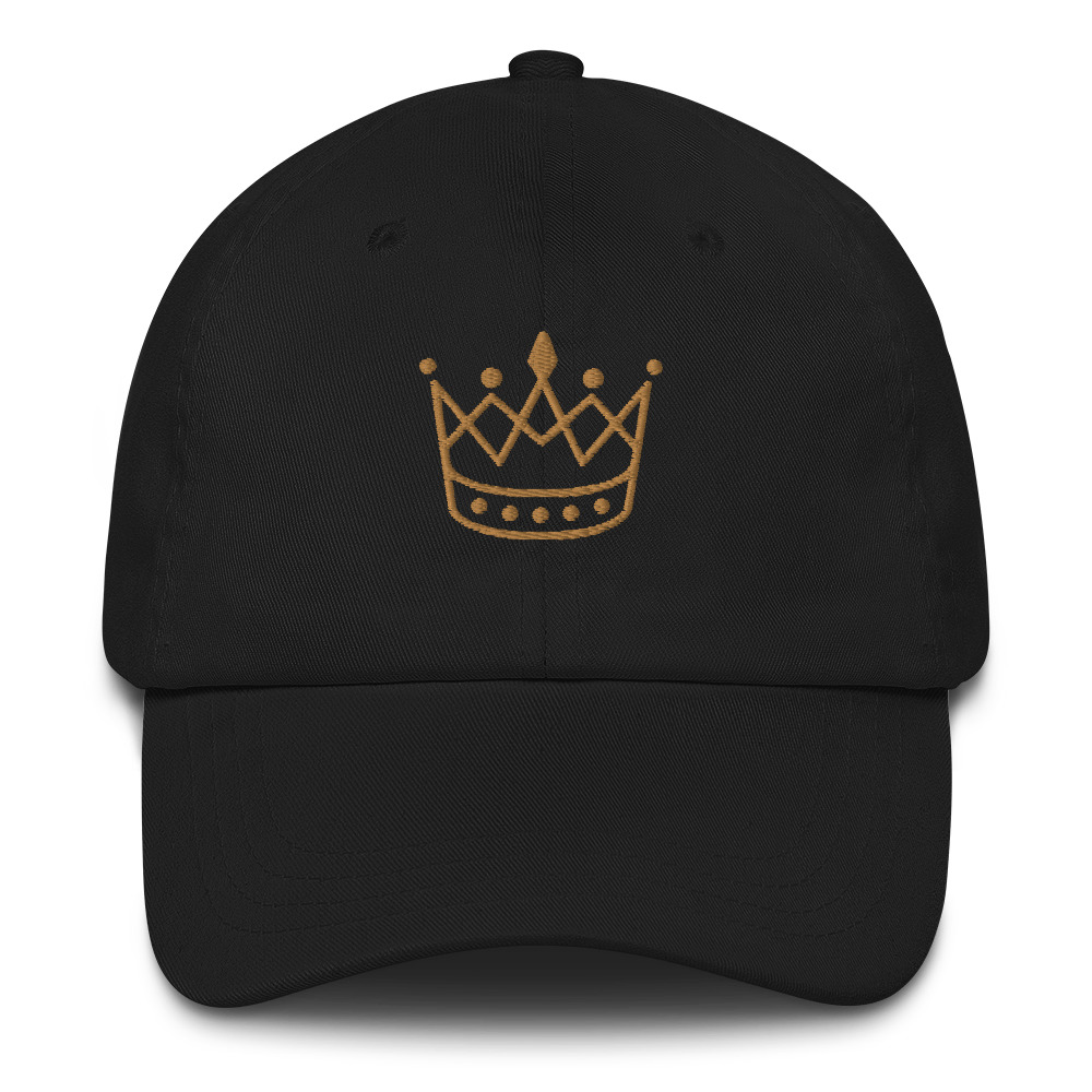 Gold Crown Dad Hat by Fitness for Worship