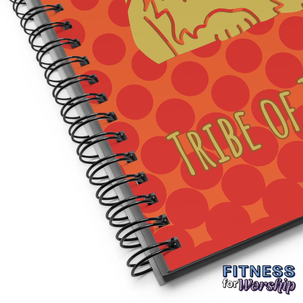 Lion Tribe of Judah Spiral Notebook by Fitness for Worship